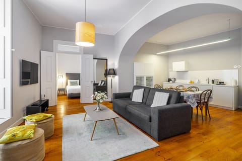 Apartment, 2 Bedrooms | Living area | Flat-screen TV