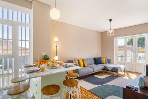 Apartment, 3 Bedrooms | Living area | Flat-screen TV