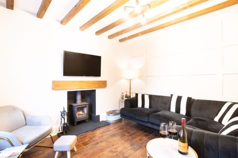 Living Room with Woodburner 