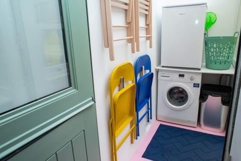 Utility with washing machine and tumble dryer