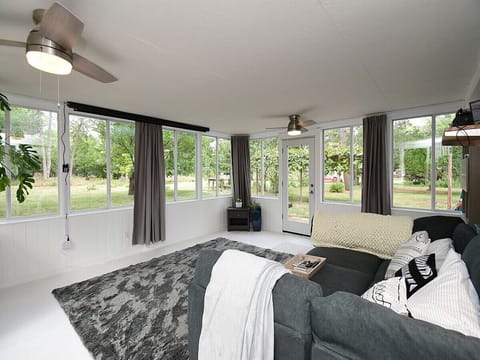 Sunroom overlooks nearly 2 acres in the middle of the City!