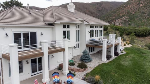 Private setting on 1 acre lot in the foothills of Colorado Springs. 