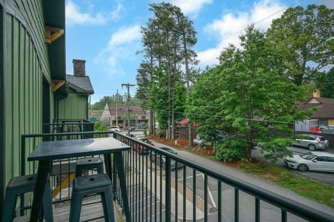 Balcony with Table and Chairs