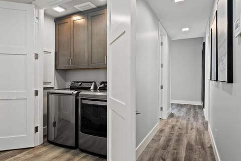 Laundry in your condo with soaps provided. Start each beach day with a dry towel