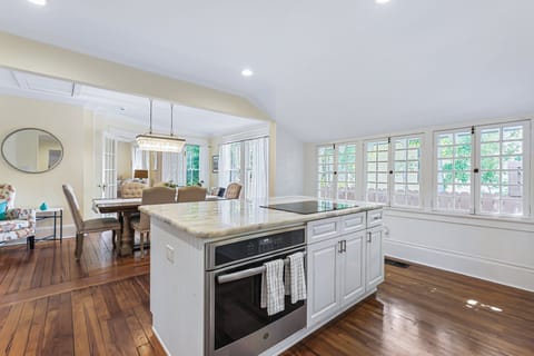 Wide windows that offer plenty of natural light.