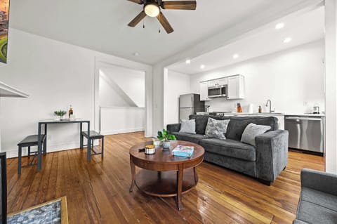 Living Room: Kick back and relax—your cozy home away from home awaits