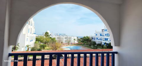 Front pool view