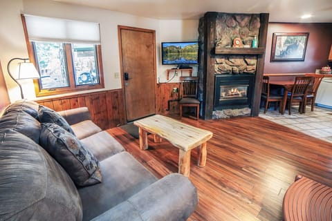 Living Room with Gas Fireplace