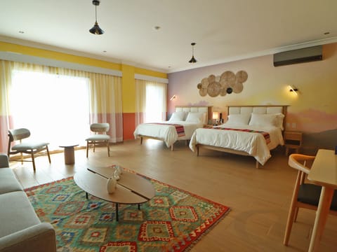 Family Suite, Garden View | Premium bedding, pillowtop beds, minibar, in-room safe