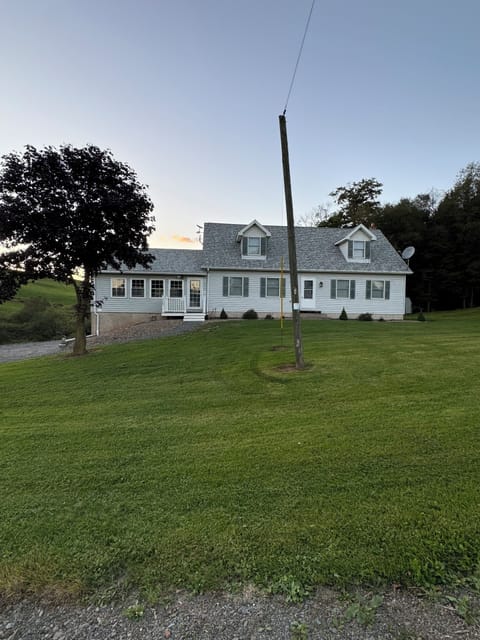 Cape Cod front of home.