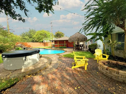 This backyard has everything