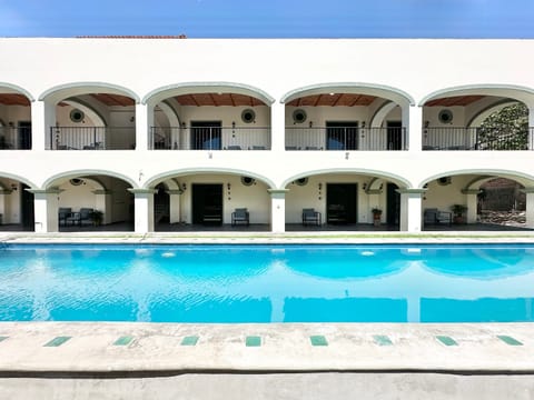 Building and our pool