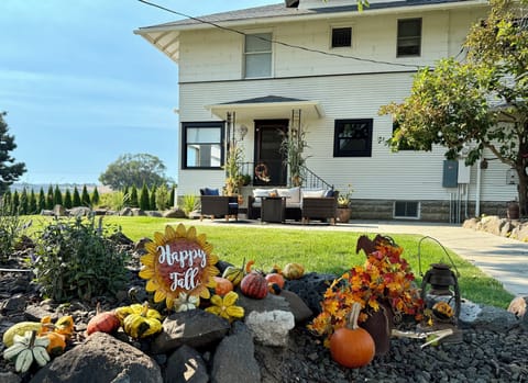 Fall Season Main Entrance and East Patio