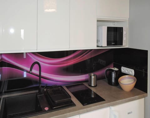 Apartment | Private kitchen | Electric kettle, highchair