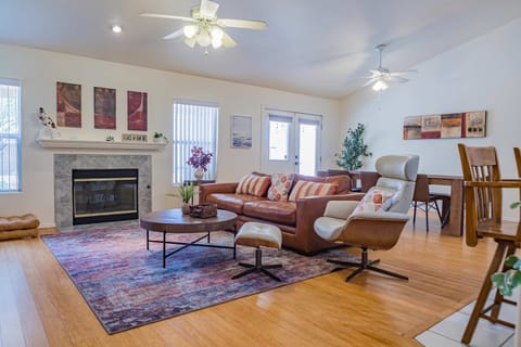Open living room concept with comfortable furnishings