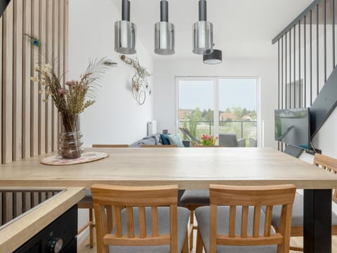 Apartment | Private kitchen | Electric kettle, highchair