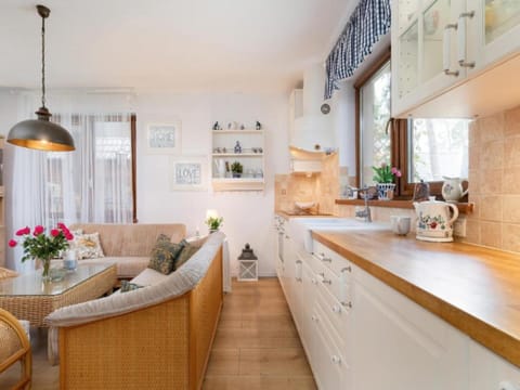 Apartment | Private kitchen | Electric kettle, toaster, highchair