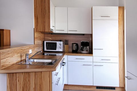 Apartment | Private kitchen | Electric kettle, toaster, highchair