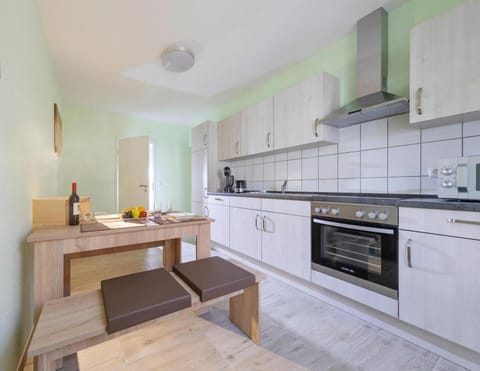 Apartment | Private kitchen | Electric kettle, toaster, highchair