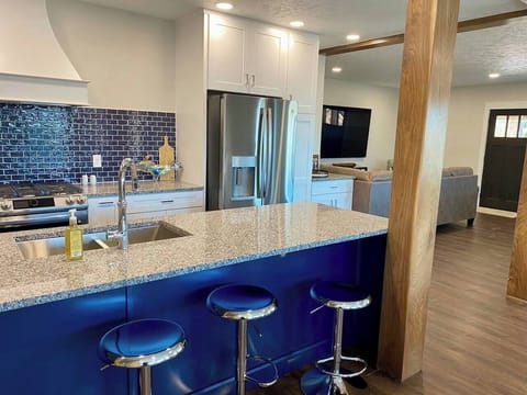 Fully stocked kitchen