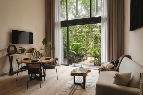 Living Room with Jungle Views