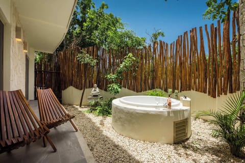 Private Terrace with Hot Tub