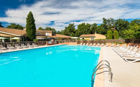 Get some sun in the outdoor pool.