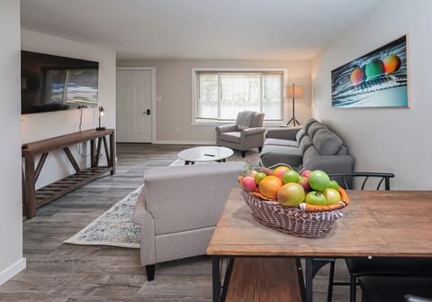 Living room with sofa sleeper