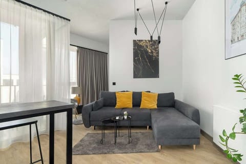 Spacious living area with full equipment. 