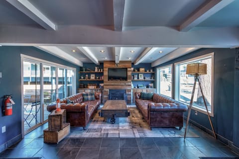 32-inch LCD TV with cable channels, TV, iPod dock