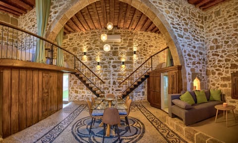 House Interior-Arch and pebble mosaic floor built est.1910 - Furniture est.1912