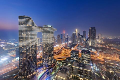 Skyline Suite: Breathtaking views of Dubai’s dazzling skyline, perfect for unforgettable nights!