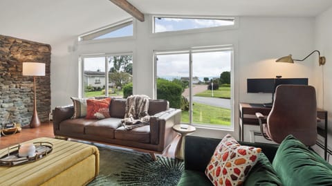 Enjoy the beauty of Lake Champlain from the living room