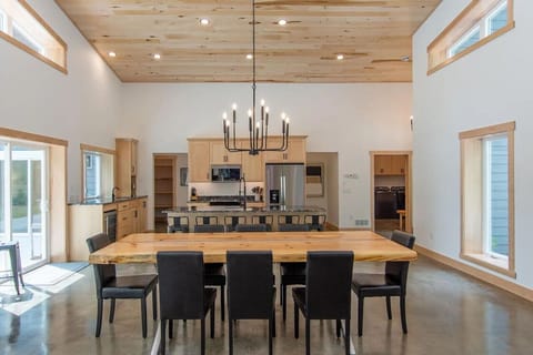 Kitchen and dining room