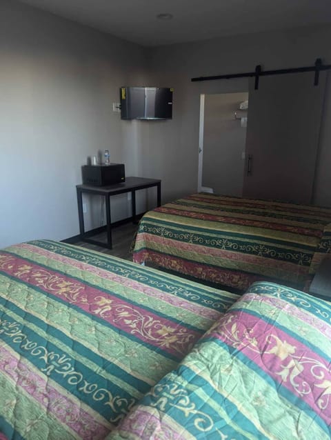 Double Room, 2 Double Beds, Non Smoking | Free WiFi, bed sheets
