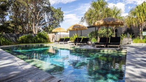 Comfortable poolside setting for all guests