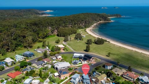 Aerial glimpse of your serene retreat