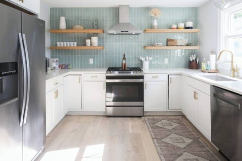 Fully stocked kitchen