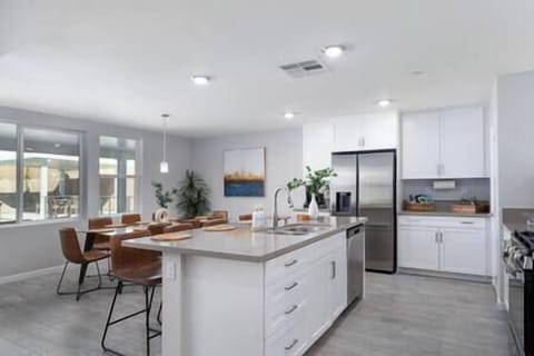 Open concept kitchen