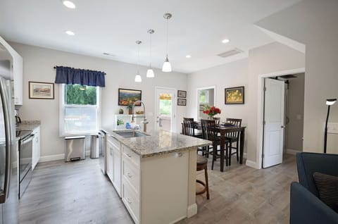 Kitchen and dining area