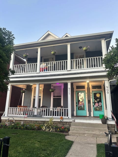 Actively painting the exterior. Trim still needs painted along with the doors. 