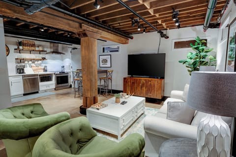 Unit #11 Cozy and spacious living area with TV