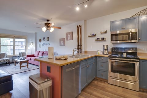 Indoors, Microwave, Oven, Kitchen, Ceiling Fan