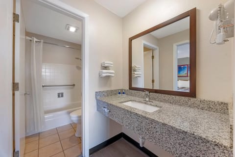 Desk, blackout drapes, iron/ironing board, cribs/infant beds