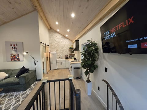 Spiral Stairs to go to the lower level.