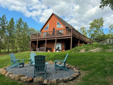 House from the firepit.