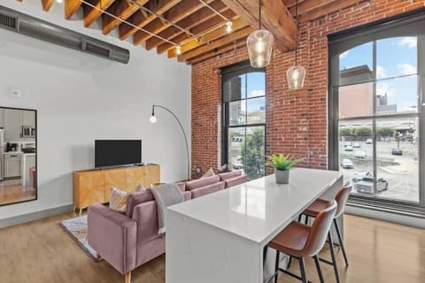 City Views from floor to ceiling windows.