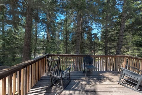 The upper deck, off the dining room.