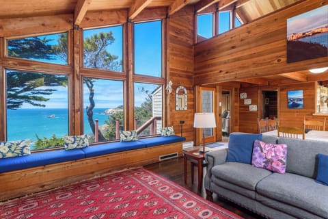 Big glass windows around the Haven's Nest