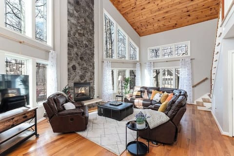 Wide open living room space 